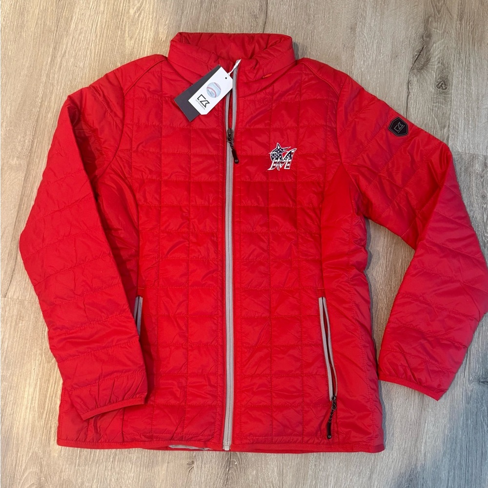 Cutter And Buck Miami Marlins Women's Primaloft Puffer Large
